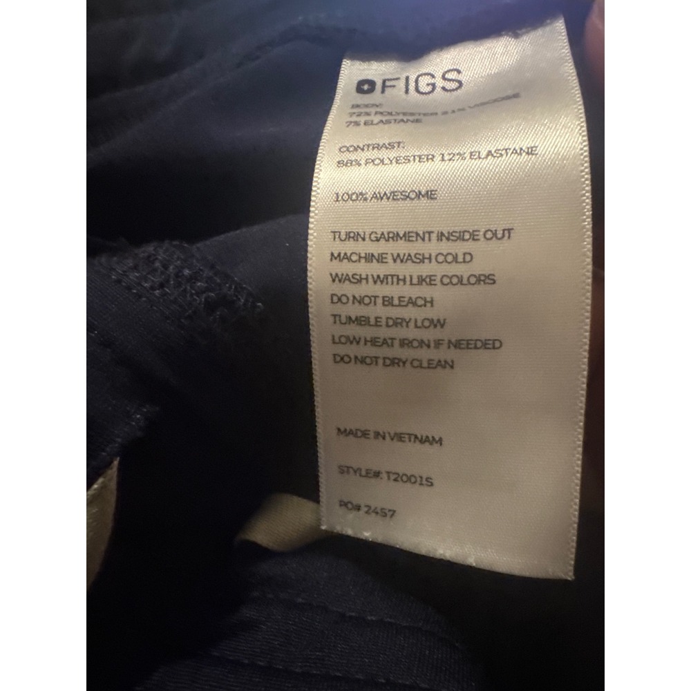 FIGS Mens Navy Blue Axim Cargo Scrub Pants Technical Collection Size L Short - Picture 4 of 4